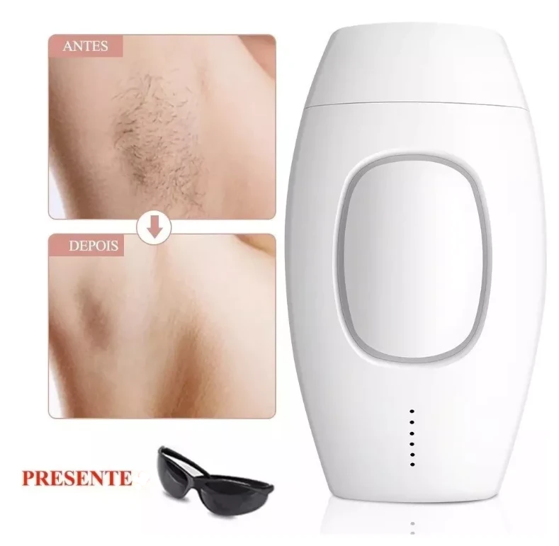 DEPILADOR PERMANENTE LUZ PULSADA - LojaBeFour